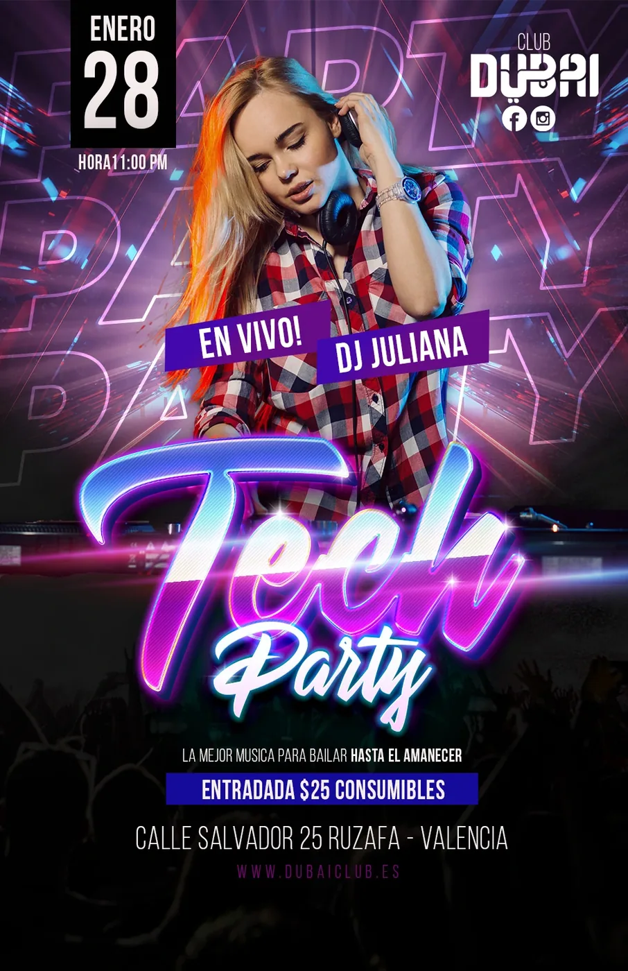 Tech Party Poster